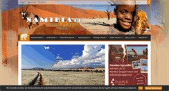 Desktop Screenshot of namibia.de