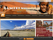 Tablet Screenshot of namibia.de