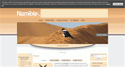 Desktop Screenshot of namibia.it